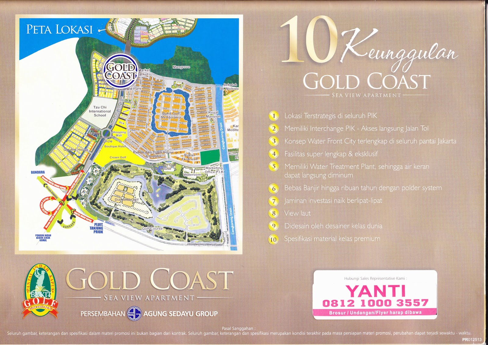 GOLD COAST APARTEMEN-PANTAI INDAH KAPUK