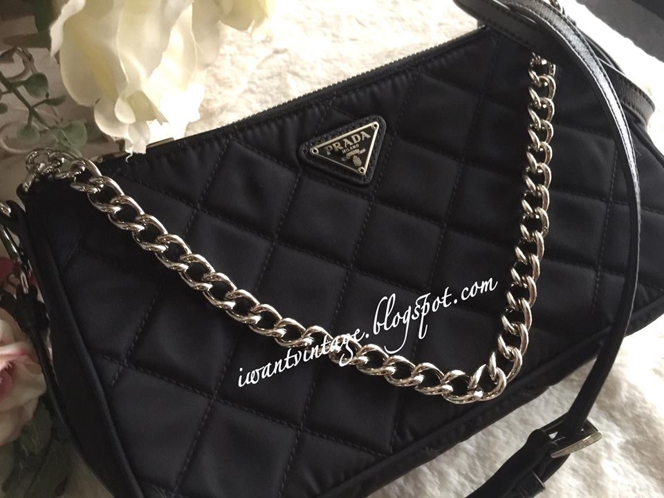 I Want Vintage | Vintage Designer Handbags: Prada BT1026 Tessuto ...