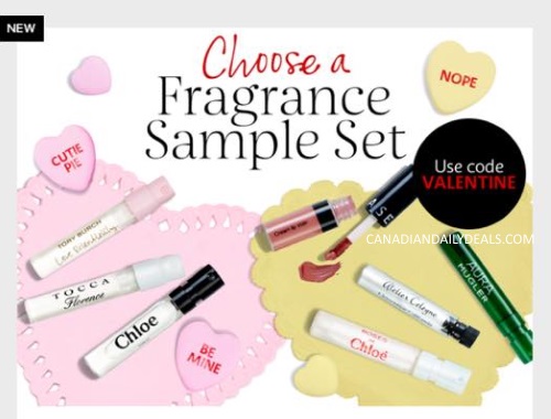 Sephora Free Valentine's Day Fragrance Sample Set Promo Code