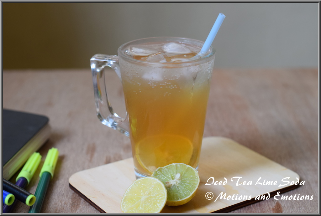 Motions and Emotions Iced Tea Soda / Iced Tea Lime Soda