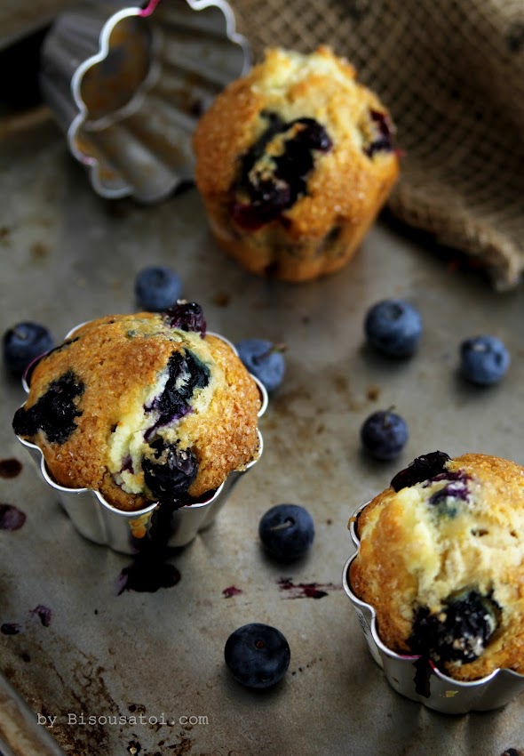 Blueberry - Cream Cheese Muffins for Father's Day! - Bisous À Toi