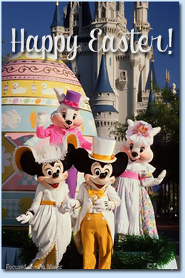 Mr. & Mrs Easter Bunny Walt Disney World 