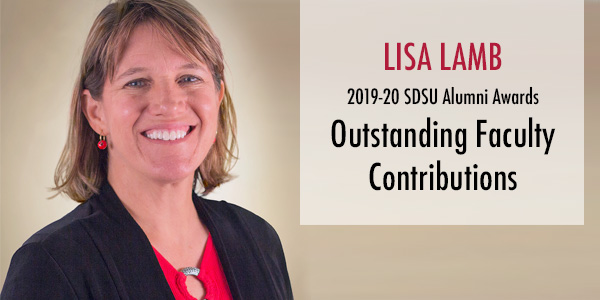 Alumni Award recipient Dr. Lisa Lamb