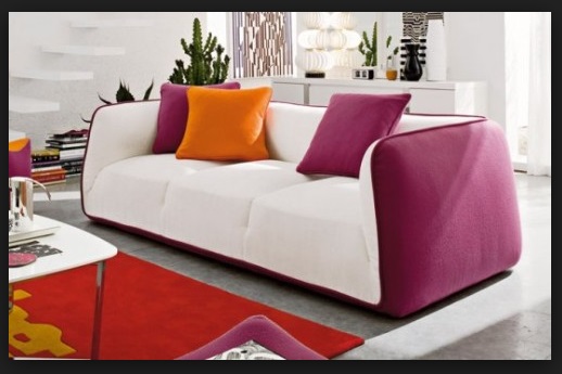 model sofa minimalis 1 baris elegan