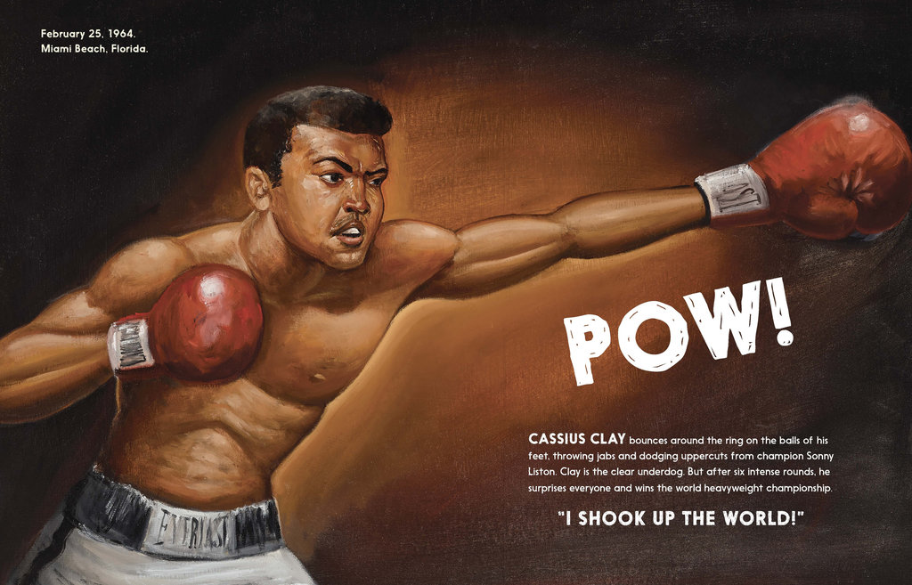 Muhammad Ali: A Champion is Born by Gene Barretta, illustrated by Frank
