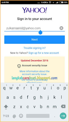 Cara Setting Email Yahoo Di Android