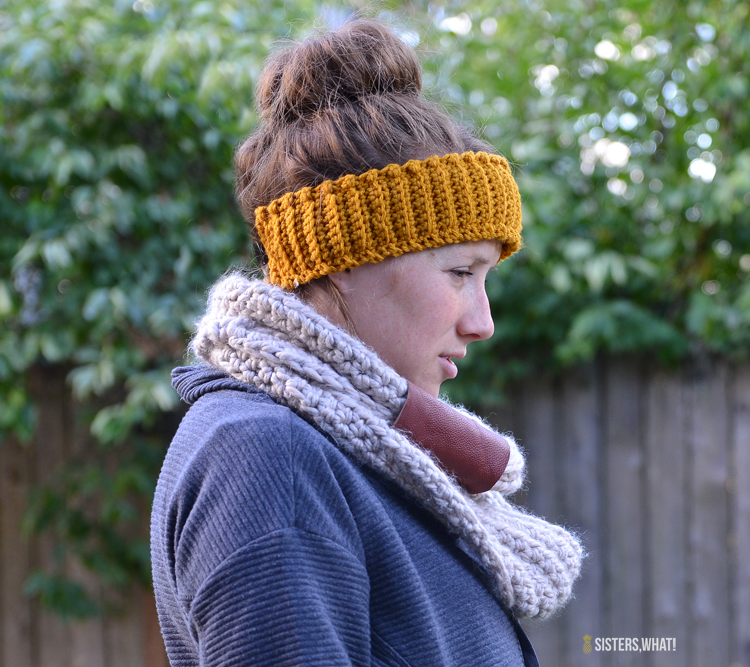 crochet headband free pattern for your winter project