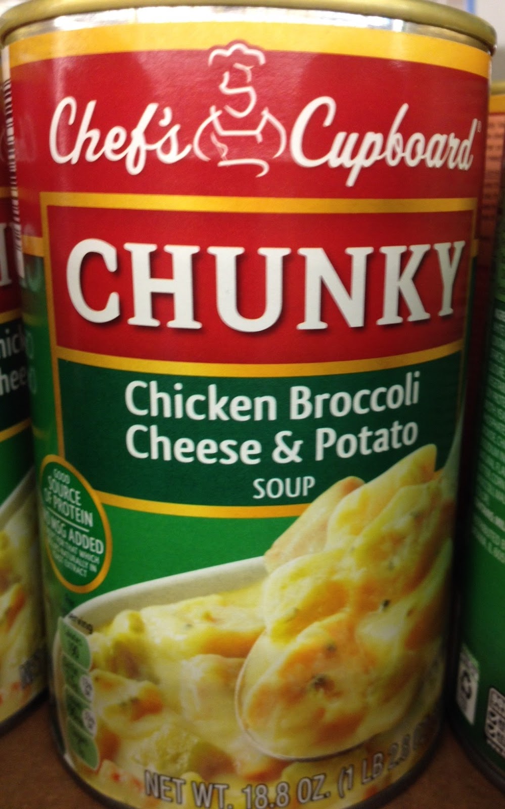 Chef's Cupboard Chunky Chicken Broccoli Cheese and Potato Soup (Aldi)