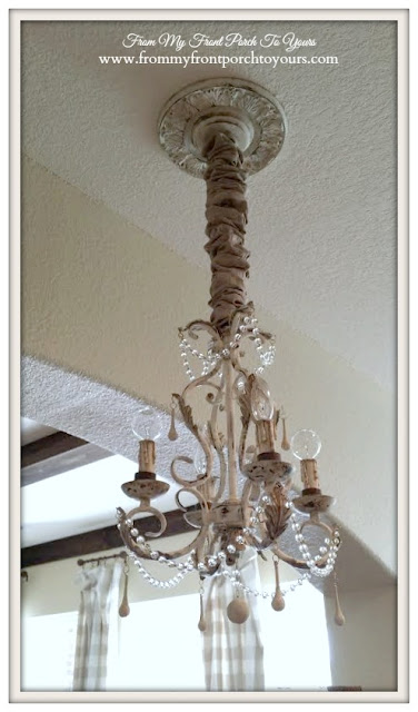 After-French Chandelier Makeover-Chalk Paint- From My Front Porch To Yours