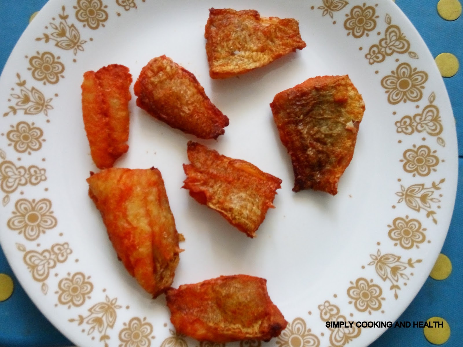 Simply Cooking and Health Healthy Air fried Snapper fish gravy