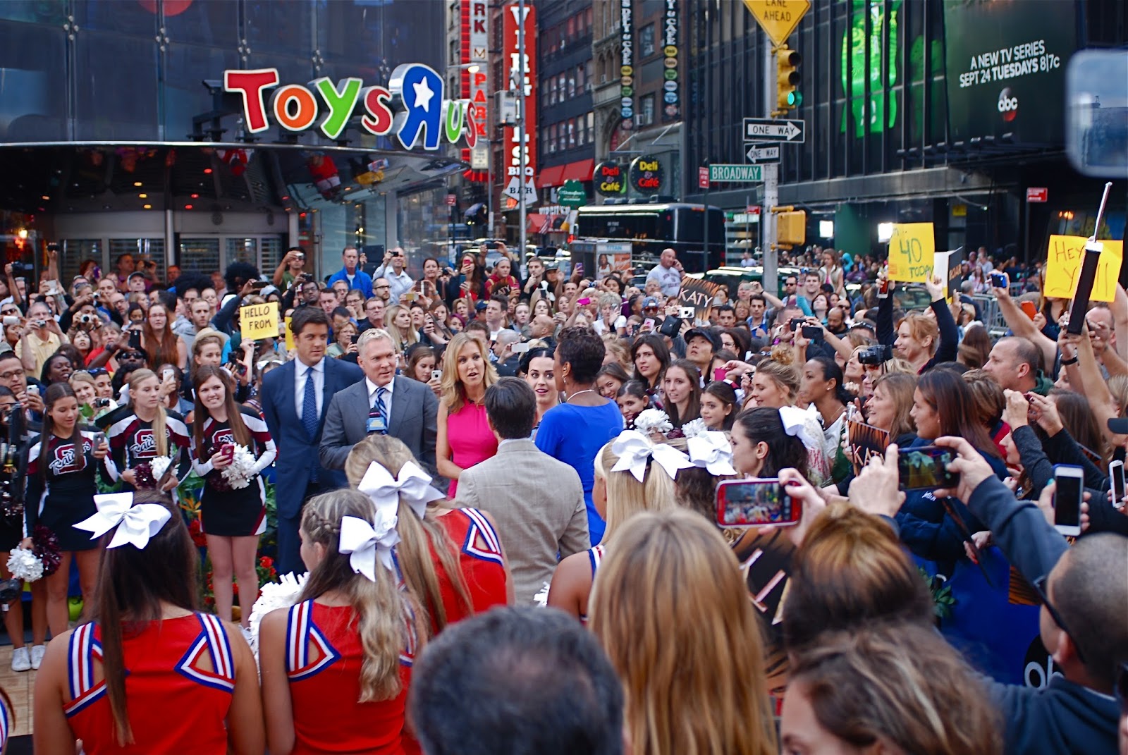 Katy Perry Makes an Appearance on Good Morning America - New York City