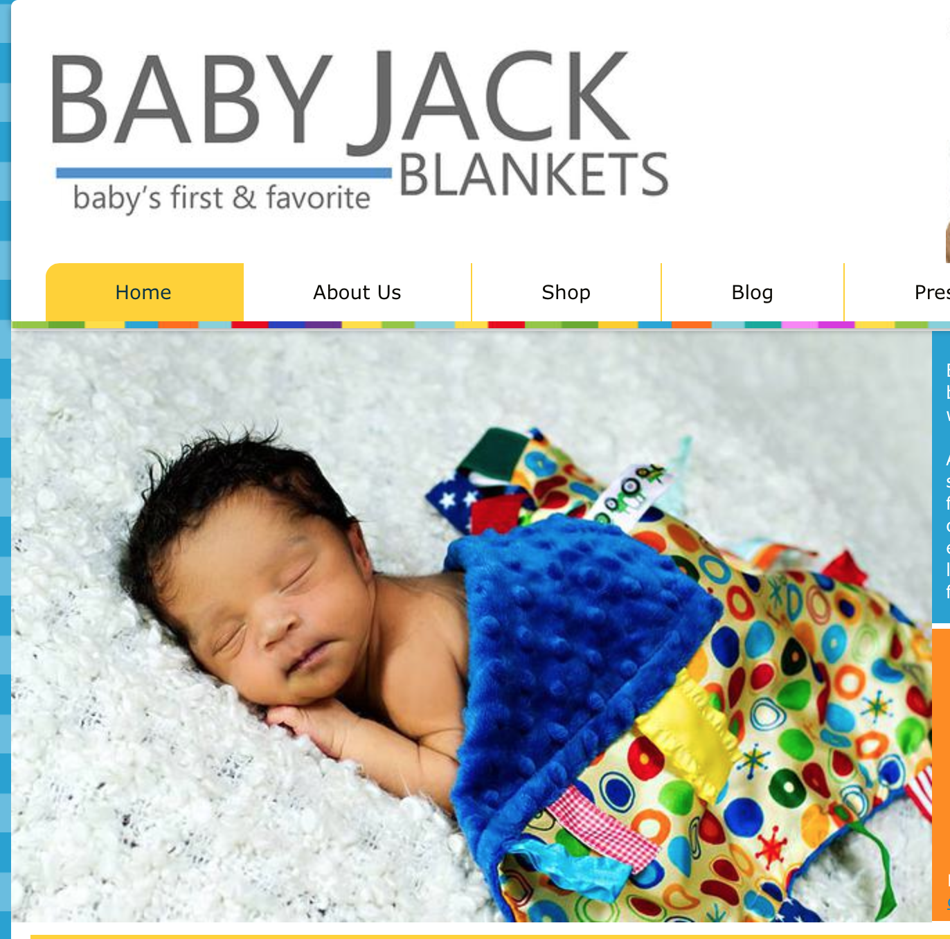 Just another Edmonton mommy Win a blanket from Baby Jack Blankets!