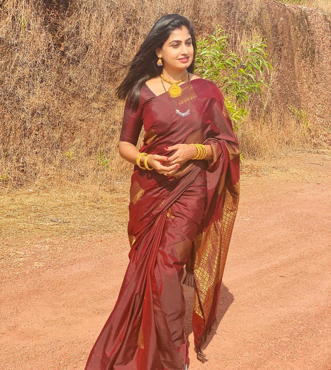 Telugu Tv Actress Chaitra Rai Stunning New Gallery Hd