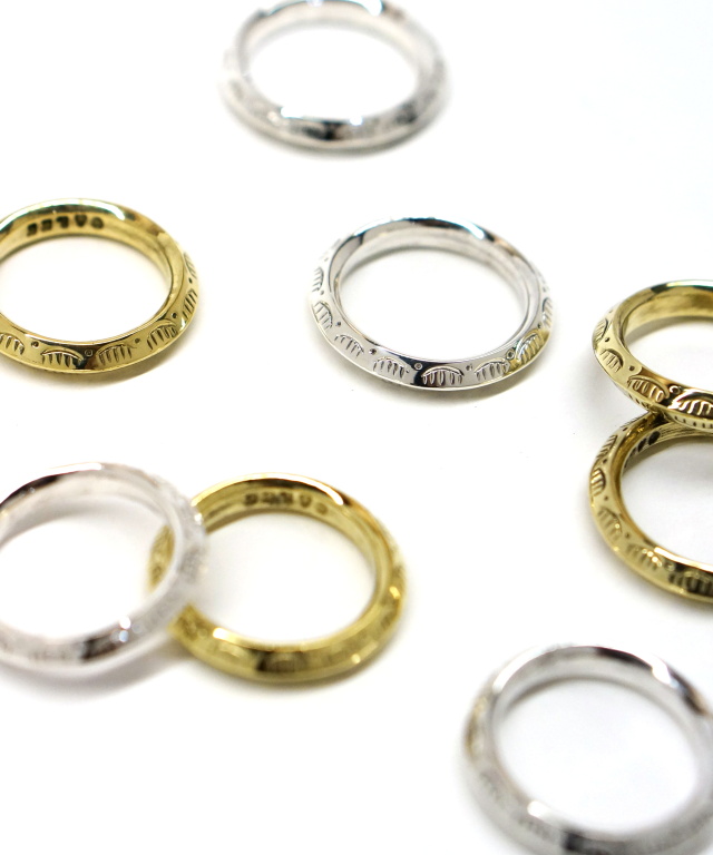 CALEE/キャリー】TRIANGLE RING SILVER925、TRIANGLE RING BRASSが