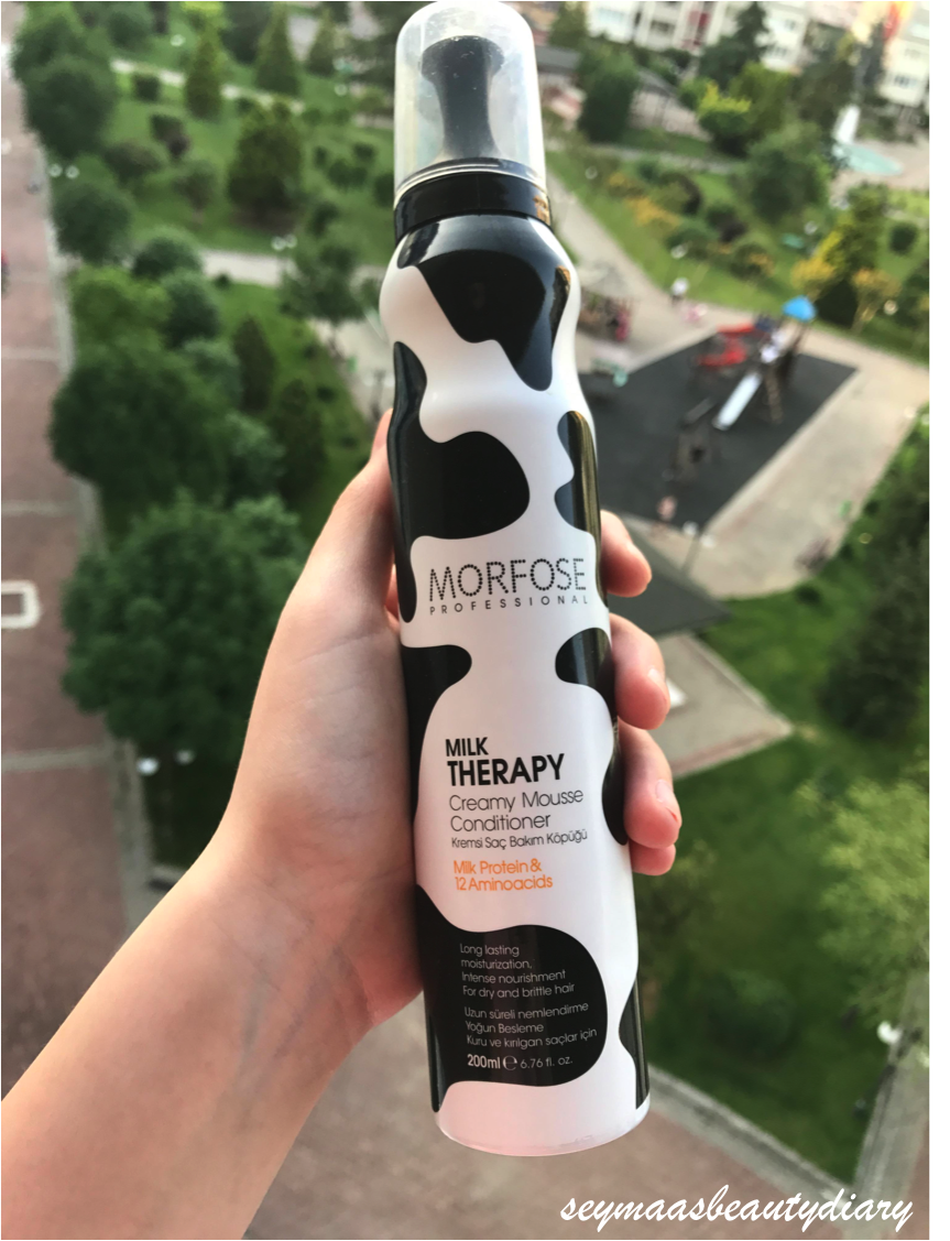 morfose sac bakim kopugu milk therapy creamy mousse conditioner