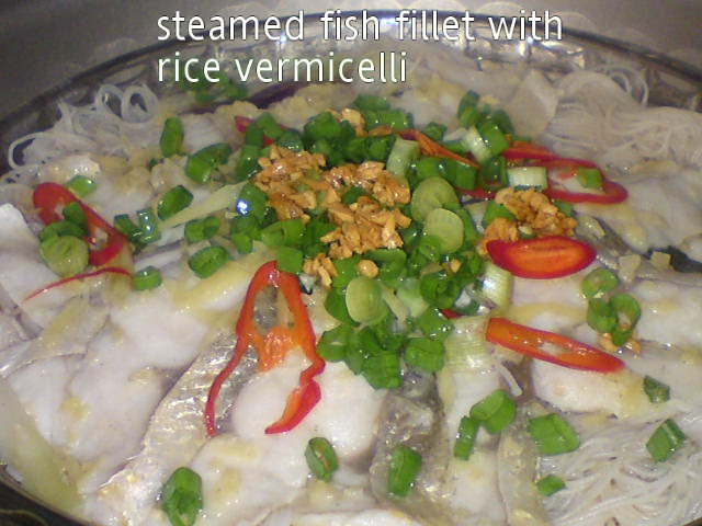 Cooking Pleasure: Steamed Fish Fillet with Rice Vermicelli