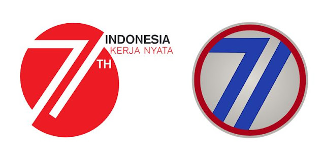 Logo HUT RI Ke-71 Mirip Infanteri AS. Netizen Ramai