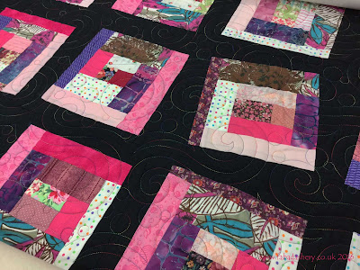 'Mile a Minute' scrap Quilt by Naina 