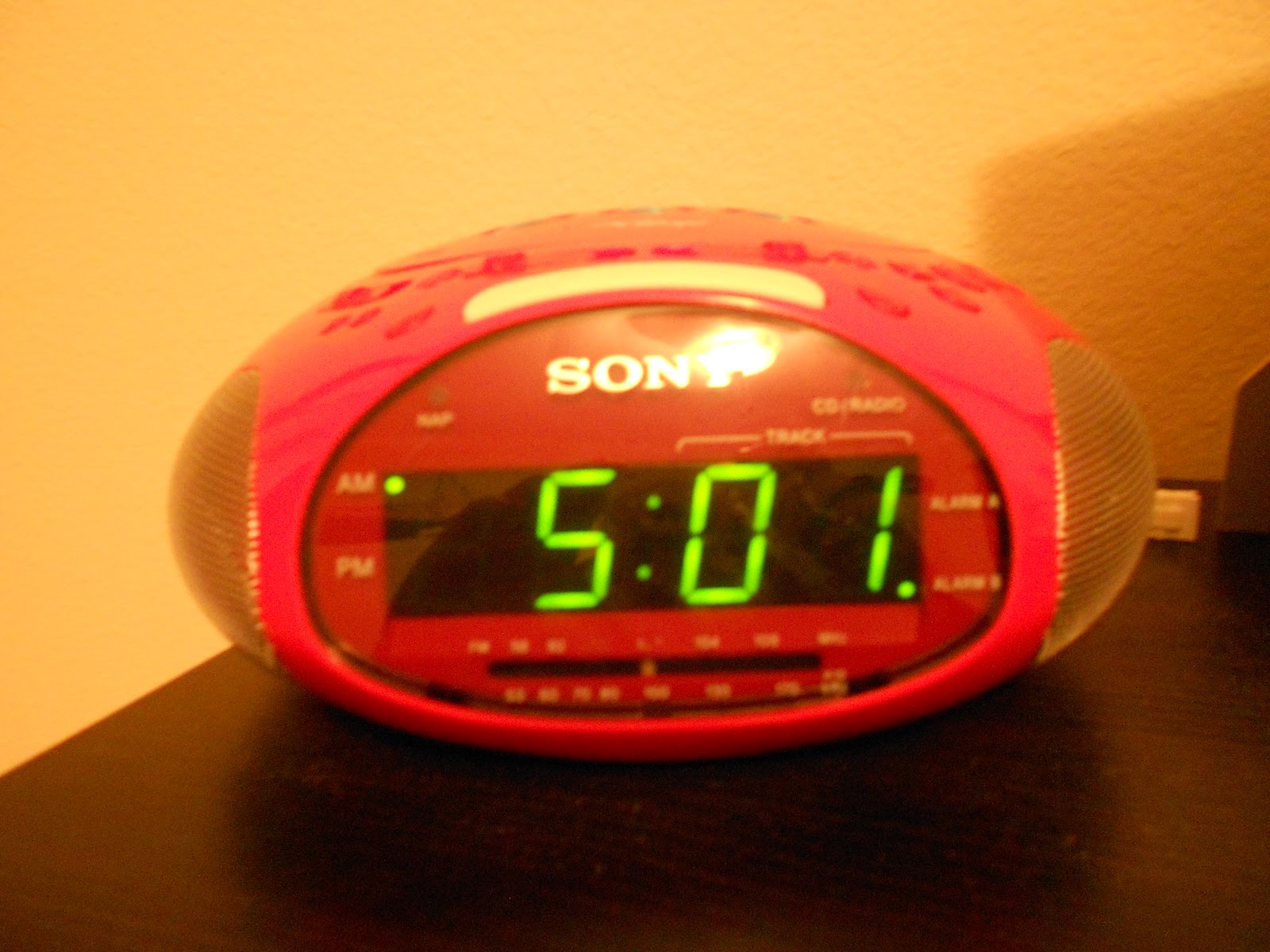 It's 5 o'clock in the morning...