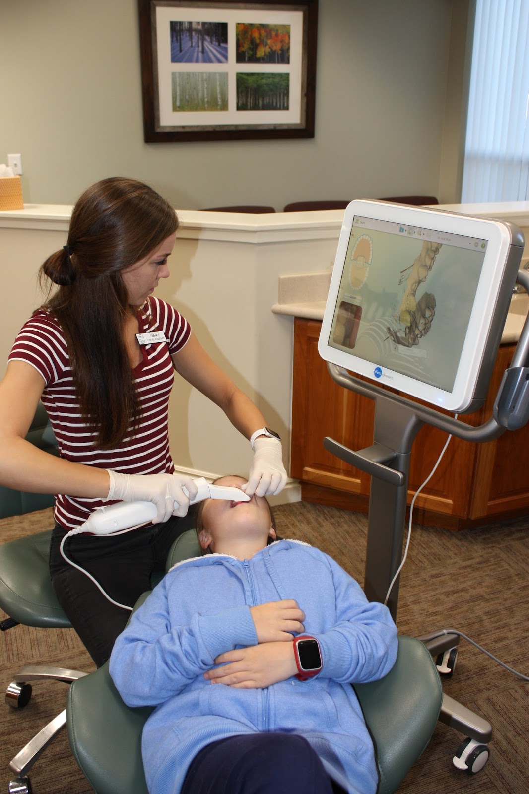 Graf Orthodontics No more gagging, messy impressions!