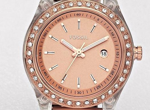 Boutique Malaysia: FOSSIL GOLD ROSE TONE DRESS WATCH ES2907