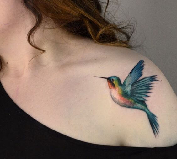 tatuaje de pájaro