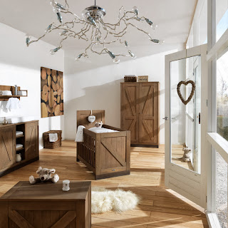 Dormitorio de bebé marrón y blanco - Ideas para decorar dormitorios