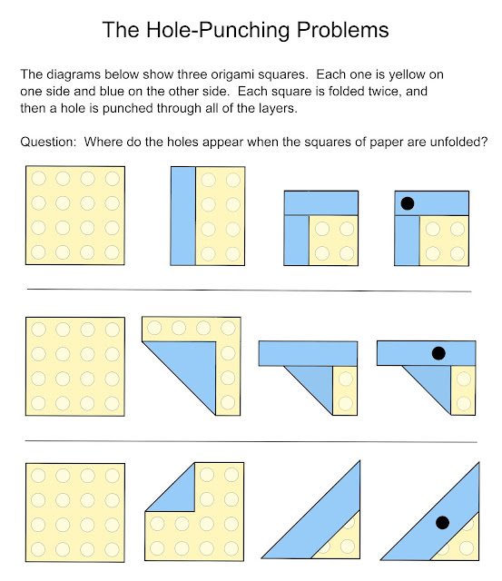 1001 Math Problems Hole Punching Problems
