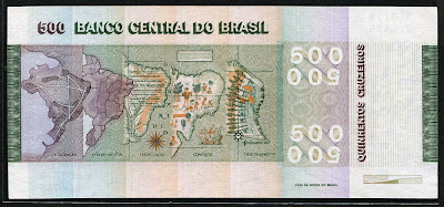 money currency Brazilian Cruzeiro Real Reais banknotes