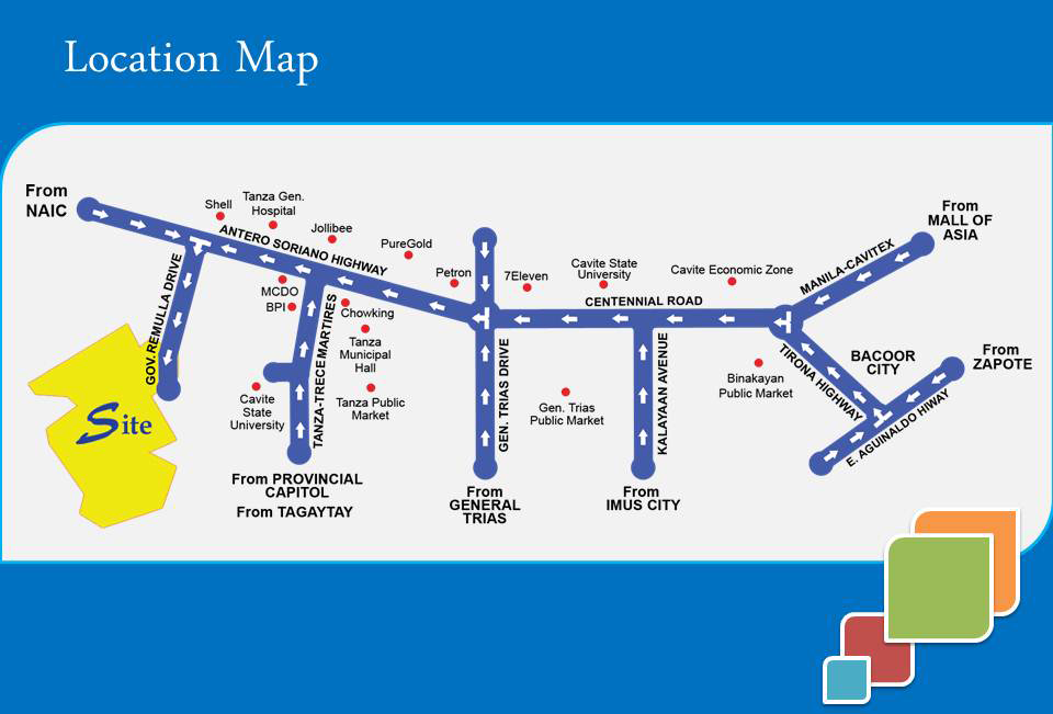 Map Of Tanza Cavite Wellington Residences In Tanza Cavite