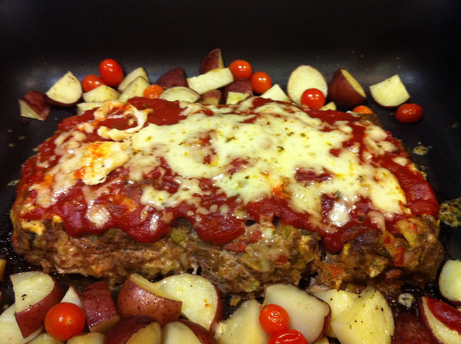 Seasoned by M.E. Spicy Cheese meatloaf