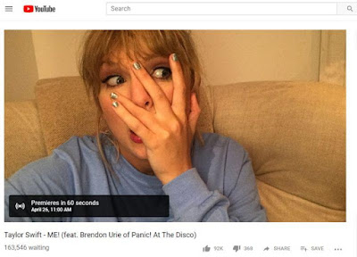 Lagu Baru Taylor Swift, "Me" Segera Buka Youtube!