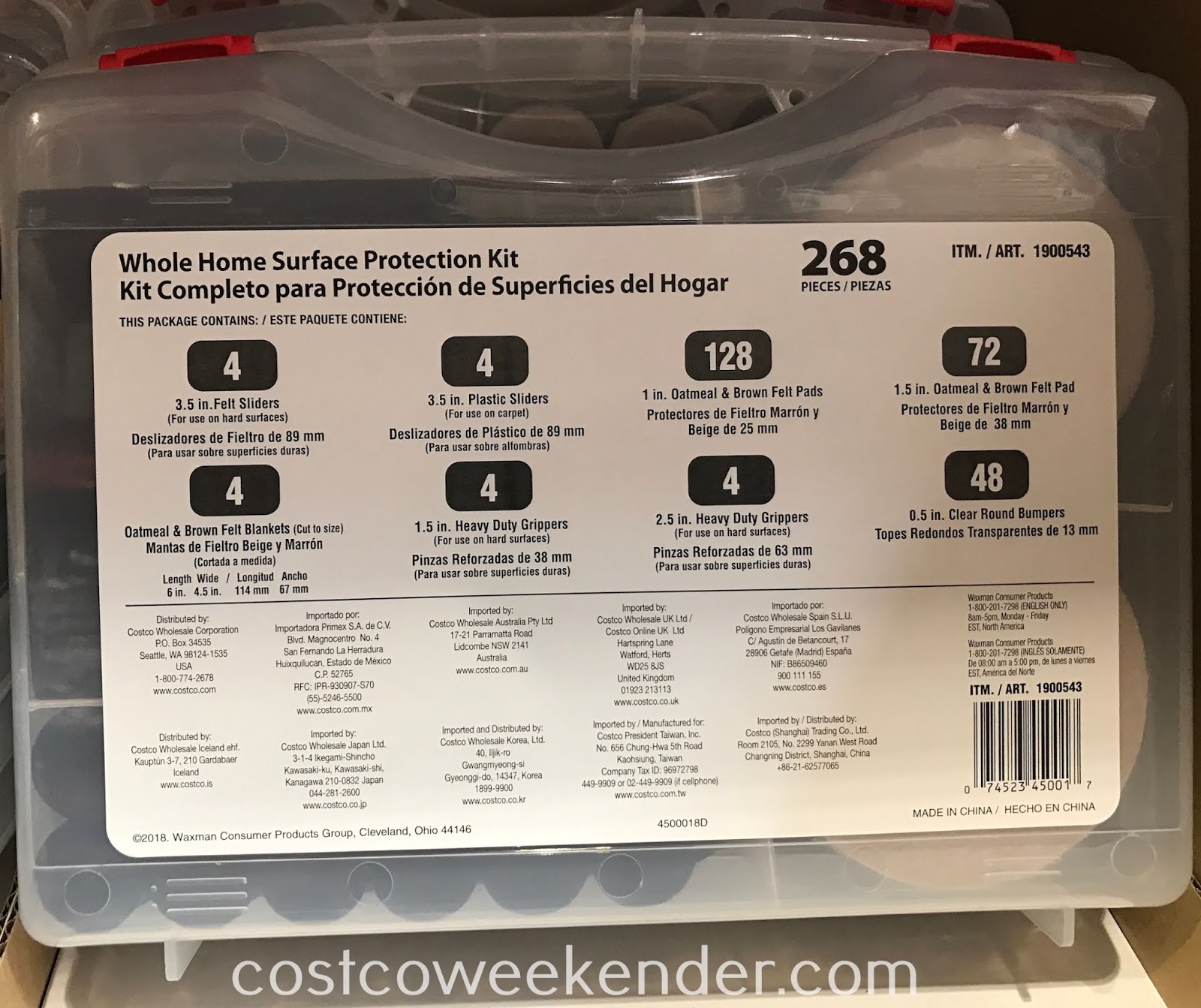 Waxman Home Floor and Surface Protection Kit Costco Weekender