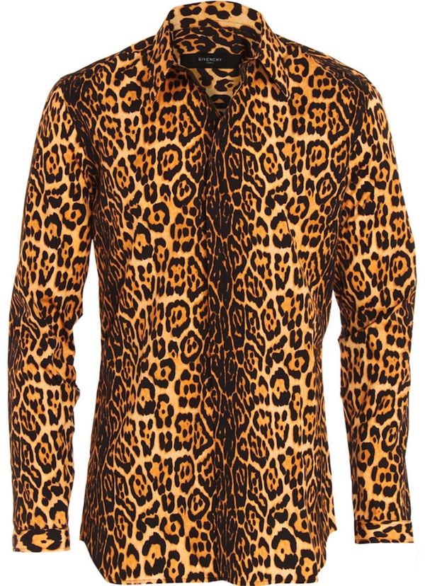 Leopard print shirts for guys John Lennon Men's Fashion Shirt with Leopard Print on Collar Luxury Fit Dress Shirt is the perfect top for your work or leisure style. Size: Medium.