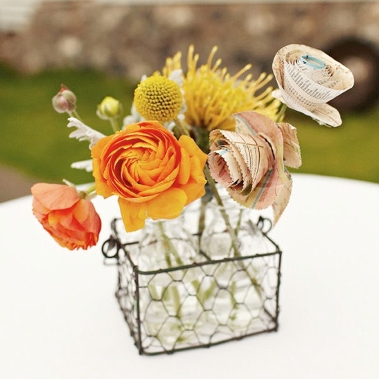 Centros de Mesa Económicos para Boda