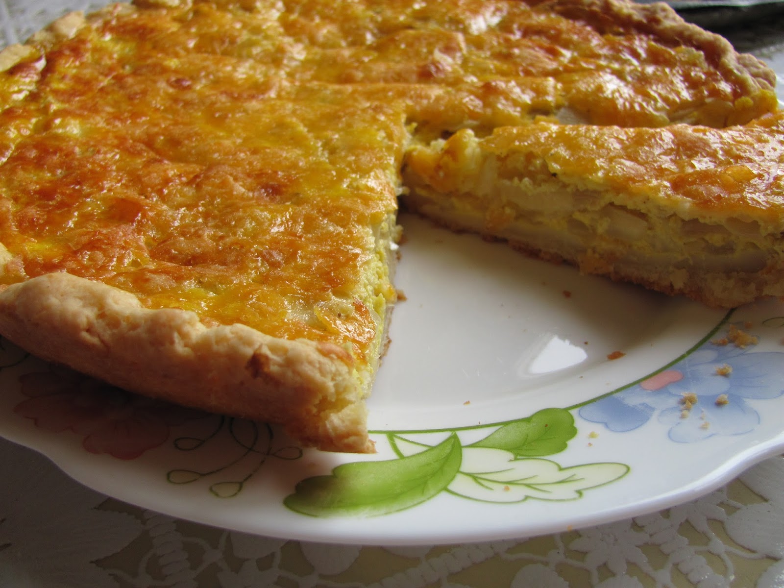 Французский луковый пирог песочное тесто