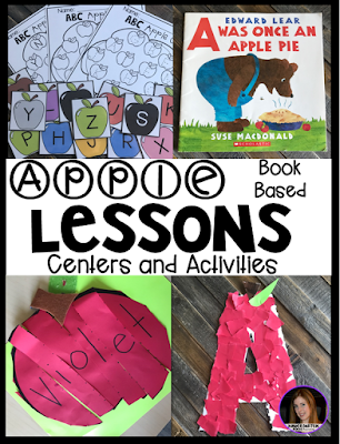 Are you looking for a fun hands-on apple themed unit that revolves around amazing stories? Then, you will love Apple Themed Unit for Preschool. This unit will not only help children learn new vocabulary it will also help them identify colors, shapes, letter and numbers, increase story comprehension, literacy and math concepts, fine-motor and gross motor skills.