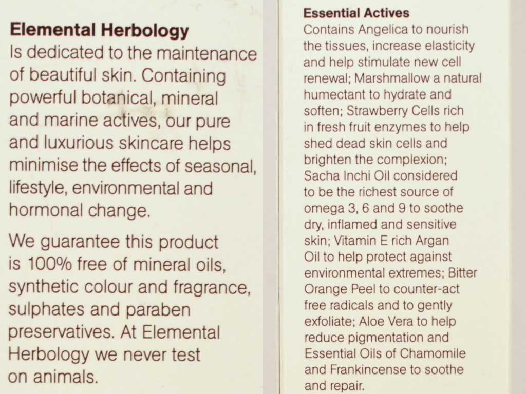 Rocaille Writes Review Elemental Herbology Purify & Soothe Cleansing Balm