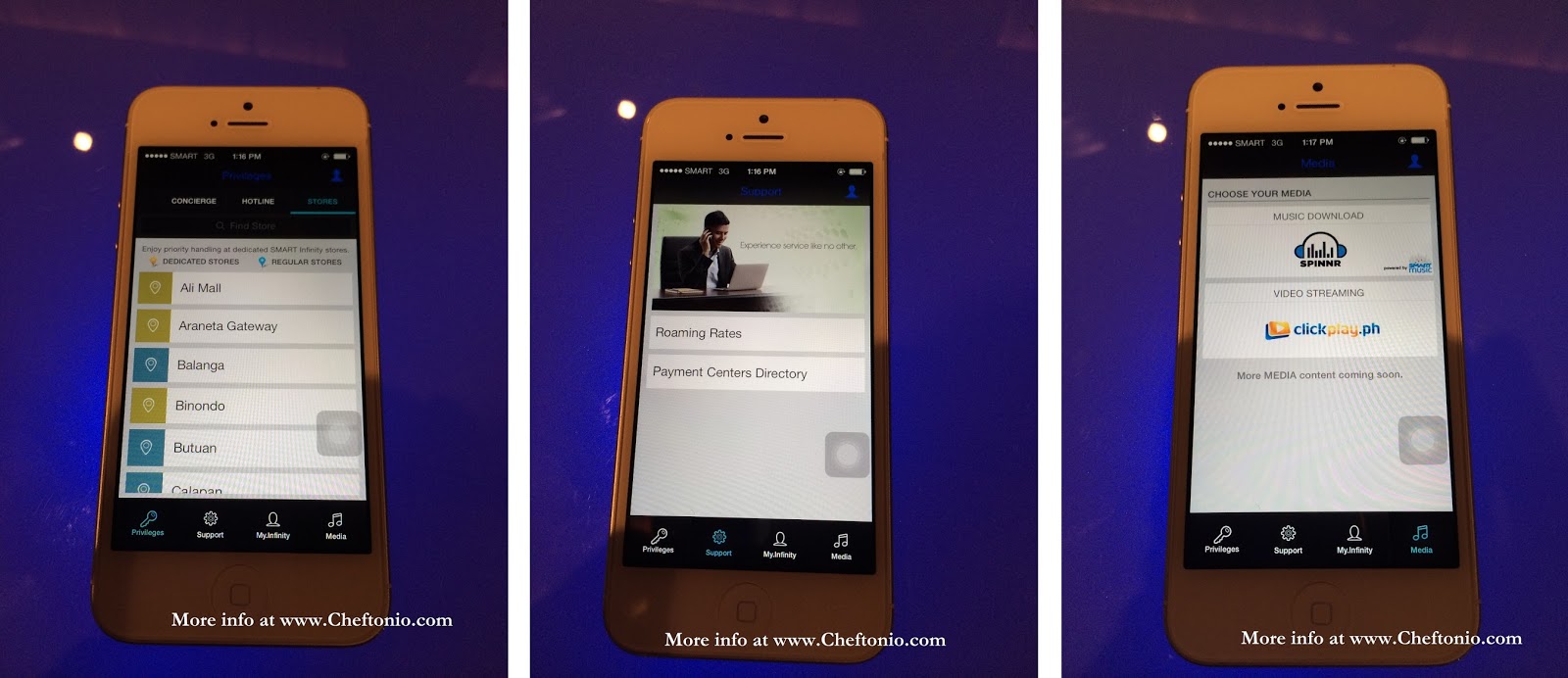 Smart Infinity Lifestyle App Features [iOS and Android] ~ Cheftonio's Blog