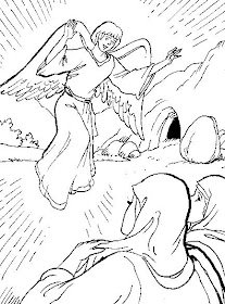 Dibujos para colorear de la resurrección de Jesús