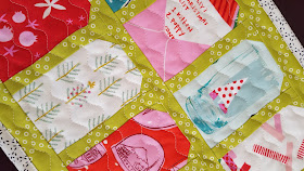 Tinsel Gift Tag Runner by Heidi Staples for Fabric Mutt