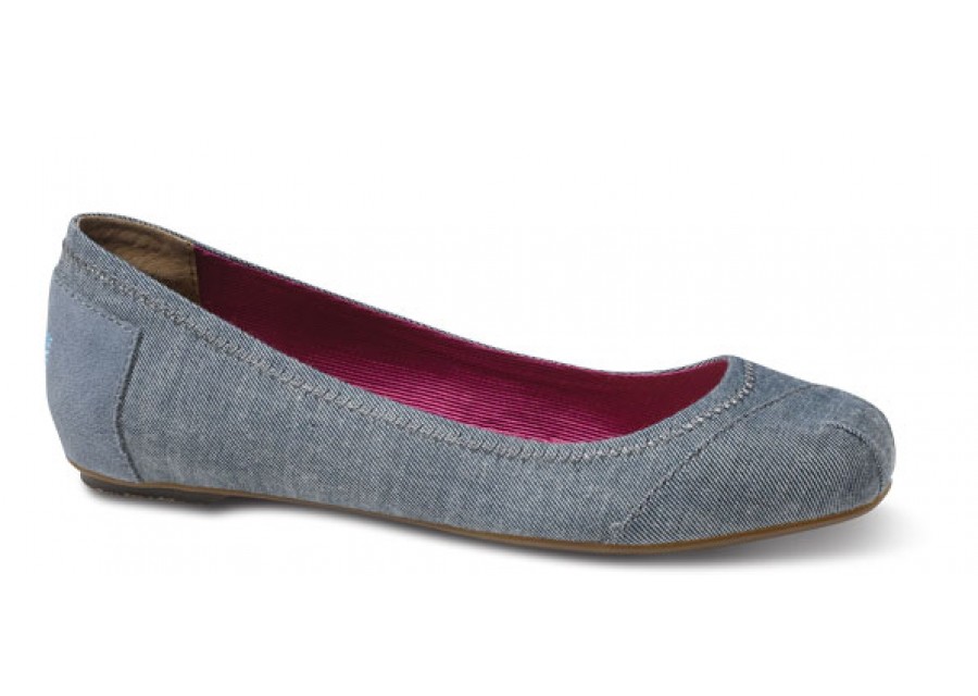 linen ballet flats