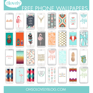 FREEBIES // PINEAPPLE WATERCOLOR WALLPAPERS, Oh So Lovely Blog