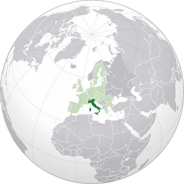 Letak negara Italy