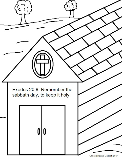 sabbath coloring pages kids - photo #7