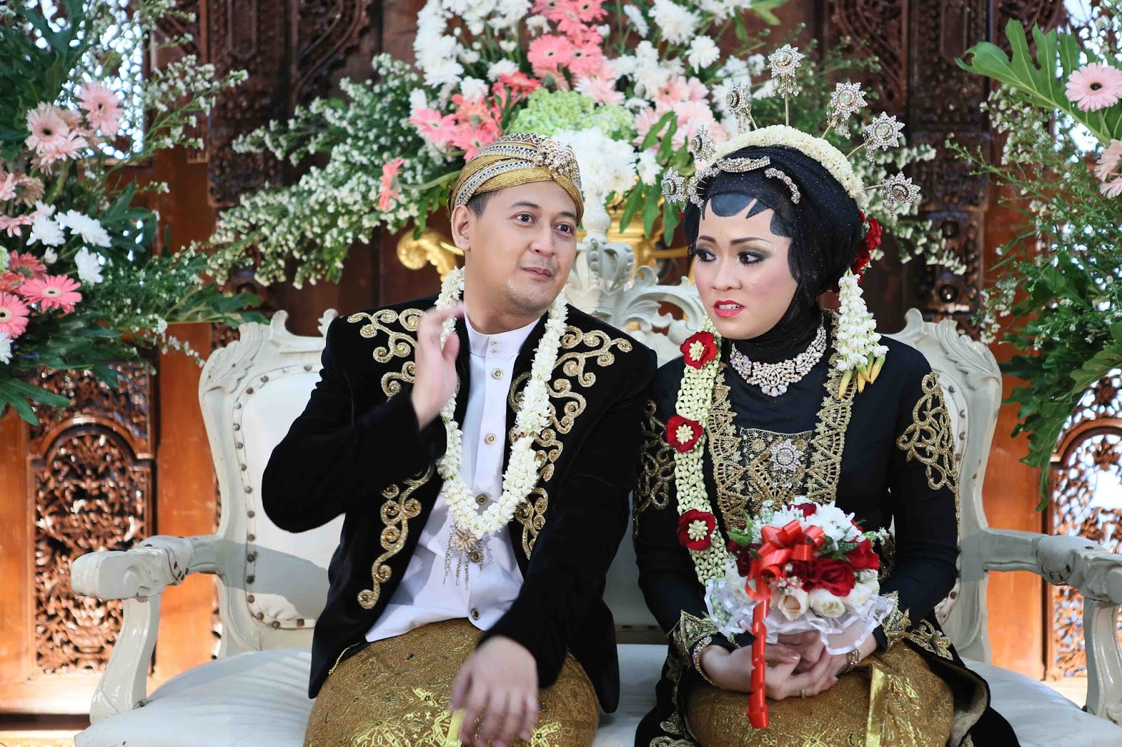 adat jawa pengantin hijab siraman