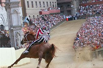  Toskana: Palio di Siena - Das Pferderennen in Siena Bildidee 