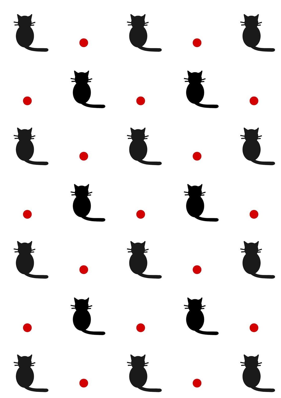 MeinLilaPark Free digital cat scrapbooking paper ausdruckbares