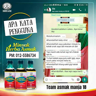 Testimoni Minyak Herba Asmak