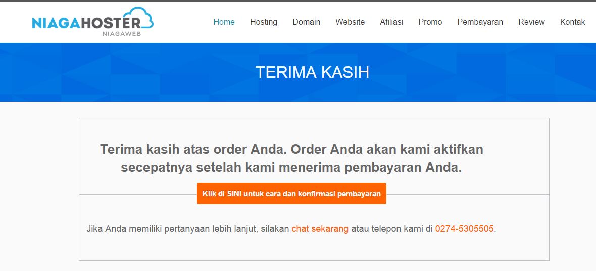 Cara Membeli Hosting Dan Domain Di Niagahoster